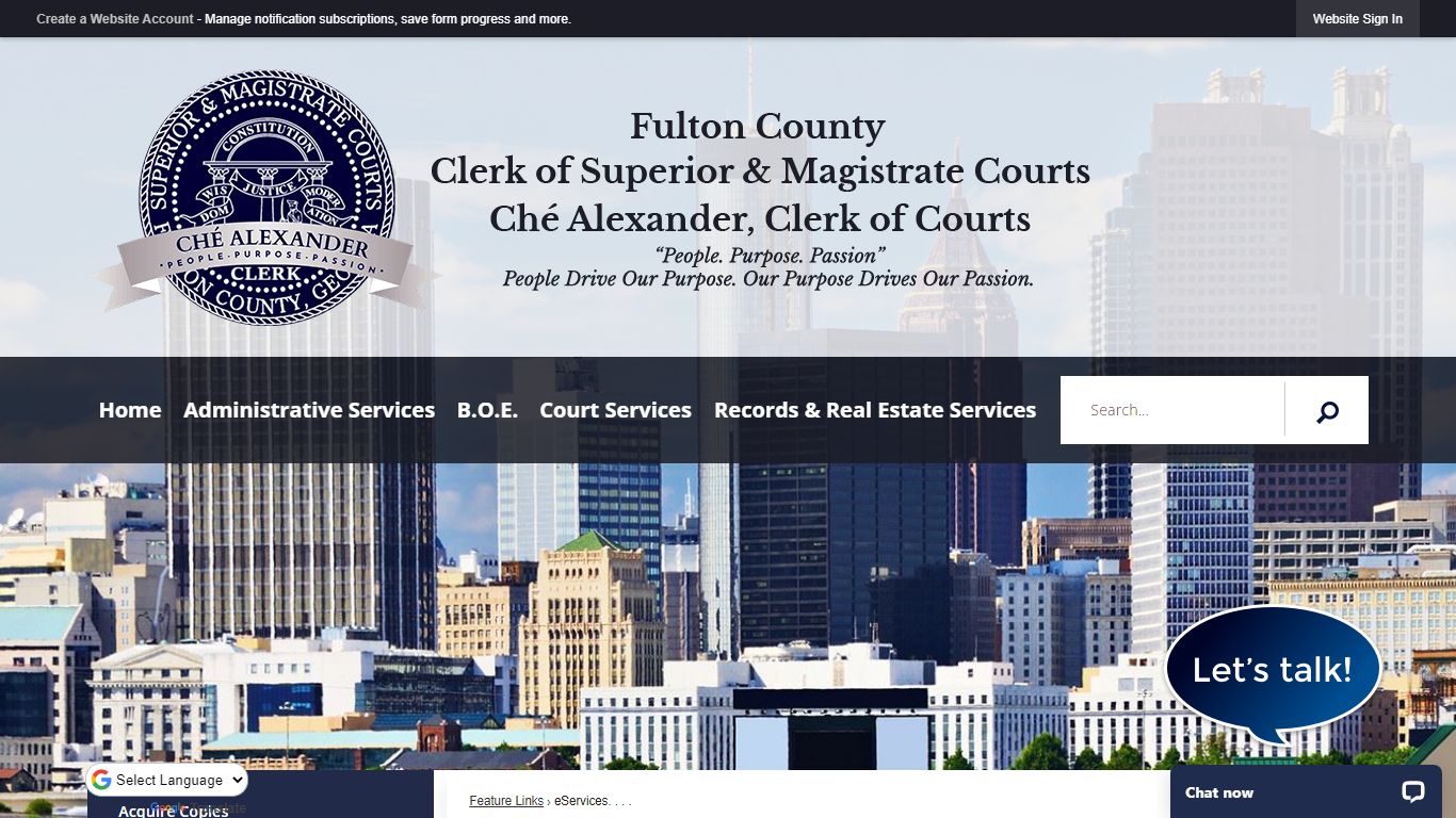 eServices | Fulton County Superior Court, GA
