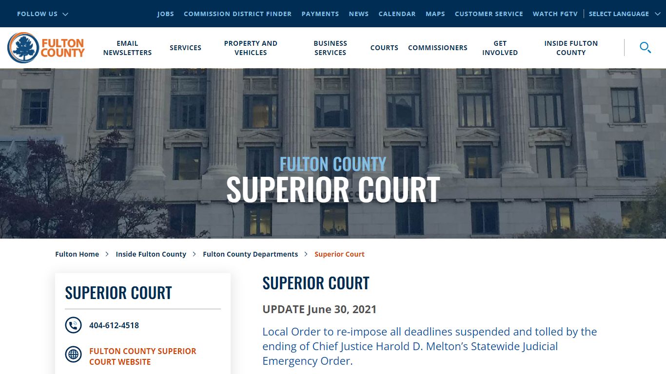 Superior Court - Fulton County Government